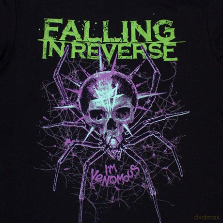 Falling In Reverse: Unisex T-Shirt: Spider (Black) (X-Large)