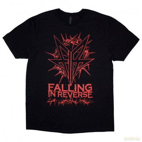 Falling In Reverse: Unisex T-Shirt: Thorns (Black) (Medium)