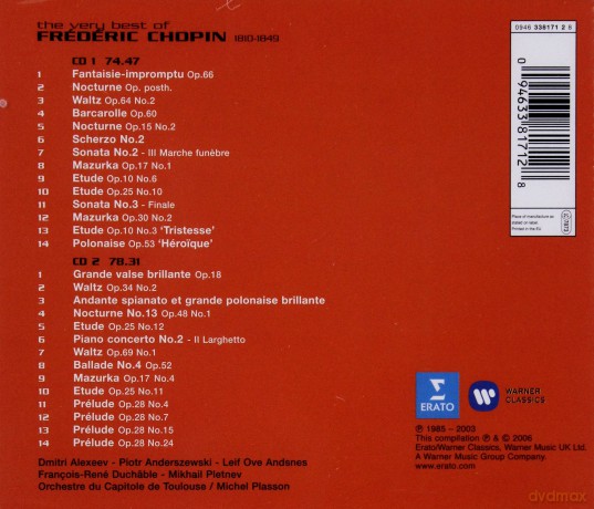 The Very Best Of Chopin [2CD]