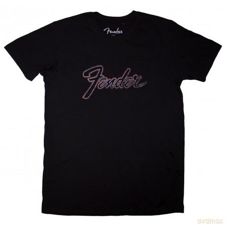 Fender: Unisex T-Shirt: Eagle (Black) (Back Print) (Small)