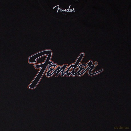 Fender: Unisex T-Shirt: Eagle (Black) (Back Print) (Small)