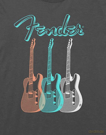 Fender: Unisex Tee: Triple Guitar (X-Large)