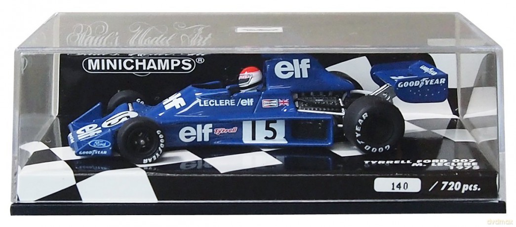 MINICHAMPS Tyrrell Ford 007 #15 [ZABAWKA]
