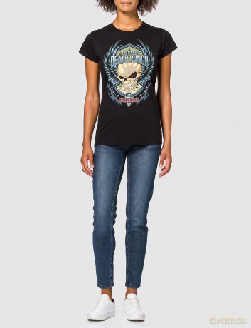 Five Finger Death Punch: Ladies Tee: Trouble (Medium)