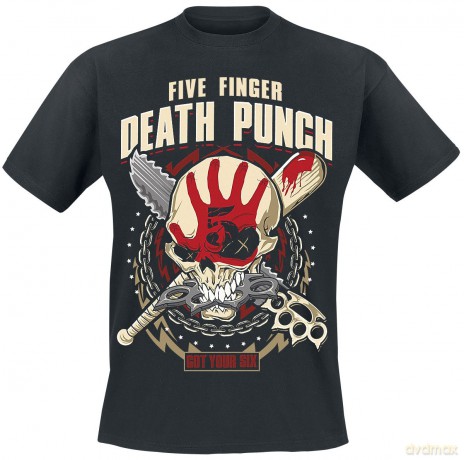 T-Shirt: Five Finger Death Punch Men'S Tee: Zombie Kill (Medium)