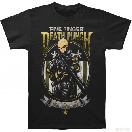 Five Finger Death Punch: Men's Tee: Sniper (Large)