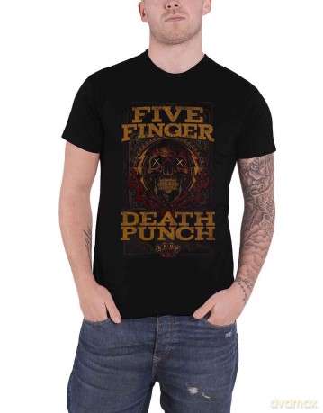 Five Finger Death Punch: Men's Tee: Sniper (Medium)