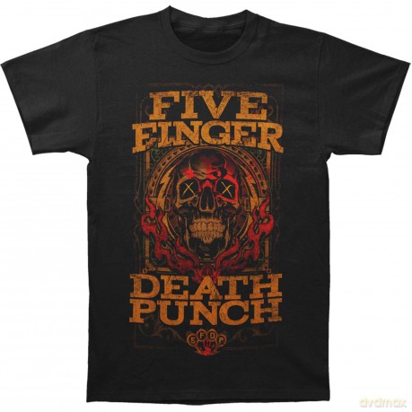 Five Finger Death Punch: Men's Tee: Wanted (Large)