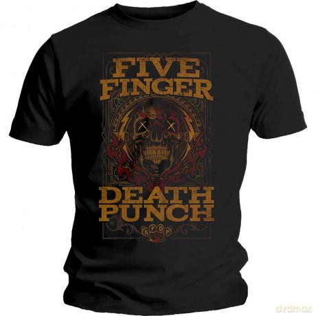Five Finger Death Punch: Men's Tee: Wanted (Small)