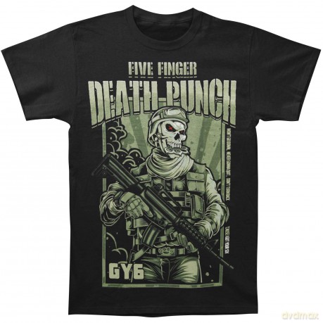 Five Finger Death Punch: Men's Tee: War Soldier (Medium)