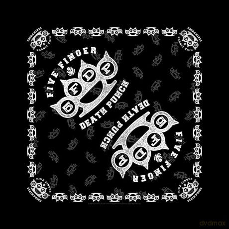 Five Finger Death Punch: Unisex Bandana: Knuckles (Black)