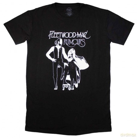 Fleetwood Mac: Ladies T-Shirt Dress: Rumours (Black) (X-Large)