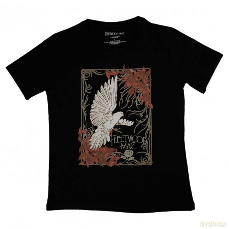 Fleetwood Mac: Ladies T-Shirt: Dove (Black) (Small)