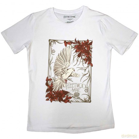 Fleetwood Mac: Ladies T-Shirt: Dove (White) (Large)