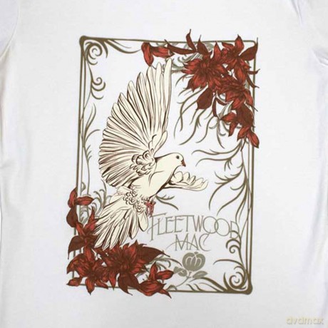Fleetwood Mac: Ladies T-Shirt: Dove (White) (Large)