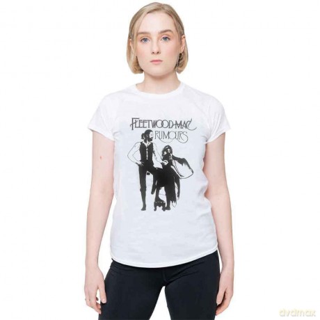 Fleetwood Mac: Ladies T-Shirt: Rumours (White) (Small)