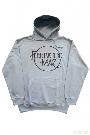 Fleetwood Mac: Unisex Pullover Hoodie: Classic Logo (Light Blue) (XX-Large)
