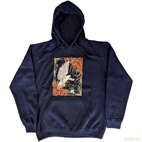 Fleetwood Mac: Unisex Pullover Hoodie: Dove (Navy Blue) (XX-Large)
