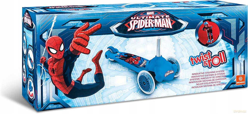 MONDO Hulajnoga Twist&Roll Spiderman [ZABAWKA]