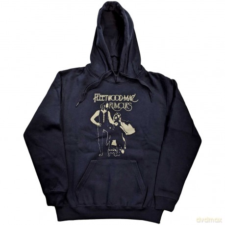Fleetwood Mac: Unisex Pullover Hoodie: Rumours (Navy Blue) (Medium)