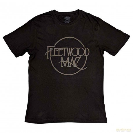 Fleetwood Mac: Unisex T-Shirt: Classic Logo (Black) (Hi-Build) (XX-Large)