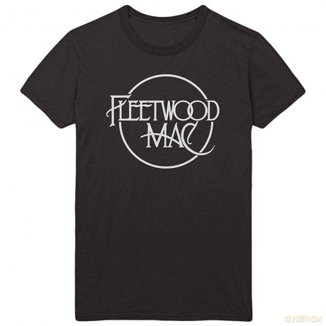 Fleetwood Mac: Unisex T-Shirt: Classic Logo (Black) (Medium)