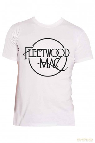 Fleetwood Mac: Unisex T-Shirt: Classic Logo (White) (XX-Large)