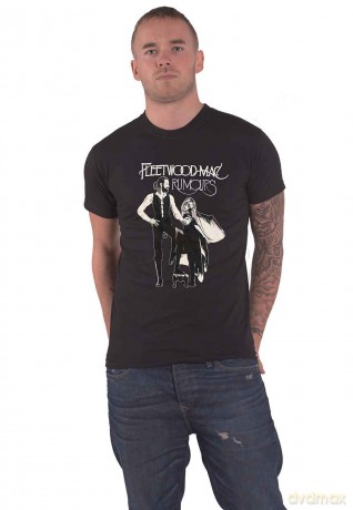 Fleetwood Mac: Unisex T-Shirt: Dove (Black) (Medium)