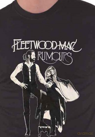 Fleetwood Mac: Unisex T-Shirt: Dove (Black) (X-Large)