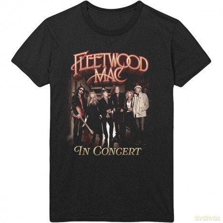Fleetwood Mac: Unisex T-Shirt: In Concert (Black) (X-Large)