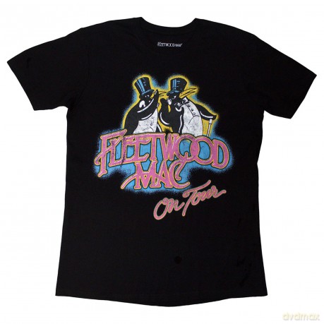 Fleetwood Mac: Unisex T-Shirt: On Tour (Black) (Back Print) (Medium)