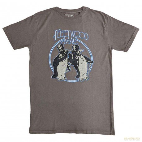 Fleetwood Mac: Unisex T-Shirt: Penguins (Grey) (Large)