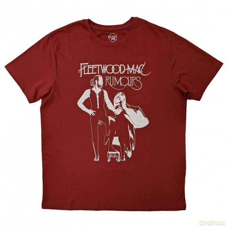 Fleetwood Mac: Unisex T-Shirt: Rumours (Red) (X-Large)
