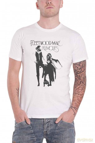 Fleetwood Mac: Unisex T-Shirt: Rumours (White) (Small)