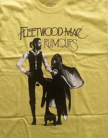 Fleetwood Mac: Unisex T-Shirt: Rumours (Yellow) (X-Large)