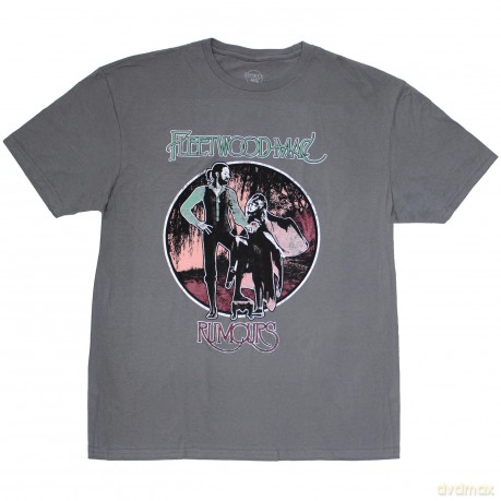 Fleetwood Mac: Unisex T-Shirt: Rumours Vintage (Charcoal Grey) (Medium)