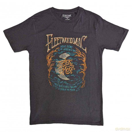 Fleetwood Mac: Unisex T-Shirt: Sisters Of The Moon (Black) (Wash Collection) (Medium)