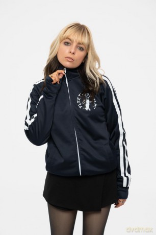 Fleetwood Mac: Unisex Tracksuit Jacket: Penguin (Navy Blue) (Ex-Tour) (Large)