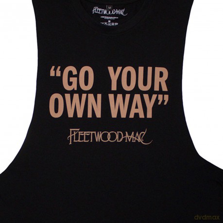 Fleetwood Mac: Unisex Vest T-Shirt: Go Your Own Way (Black) (Large)