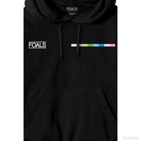 Foals: Unisex Pullover Hoodie: Life Is Yours Text (Black) (Back Print) (Small)