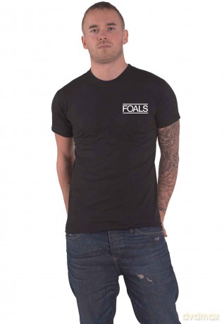 Foals: Unisex T-Shirt: Life Is Yours Text (Black) (Back Print) (Small)