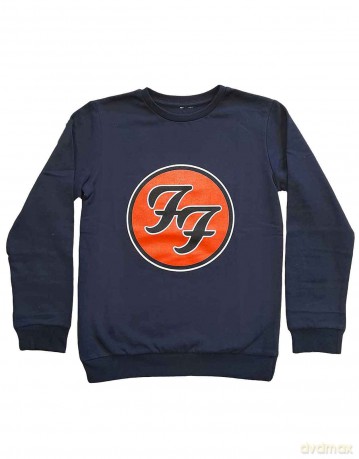 Foo Fighters: Kids Sweatshirt: FF Logo (Blue) (7-8 Years)