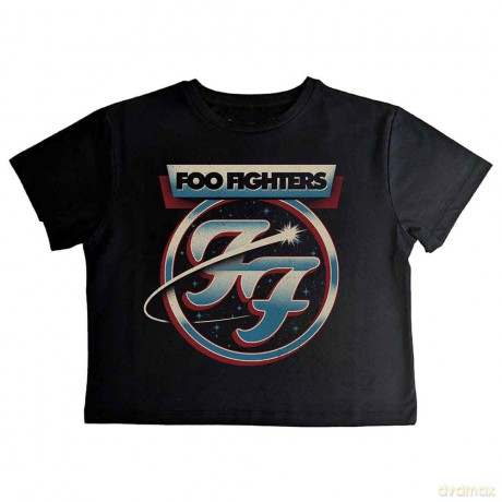 Foo Fighters: Ladies Crop Top: Comet (Black) (Large)