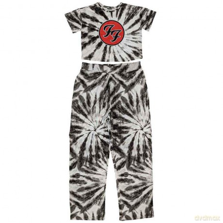 Foo Fighters: Ladies Pyjamas: FF Logo (White) (Medium)