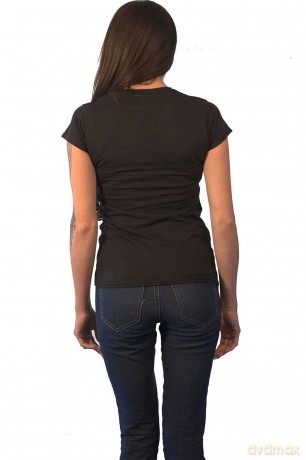 Foo Fighters: Ladies T-Shirt: FF Logo (Black) (Large)