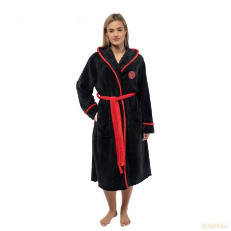 Foo Fighters: Unisex Bathrobe: FF Logo (Black) (Back Print) (Small - Medium)