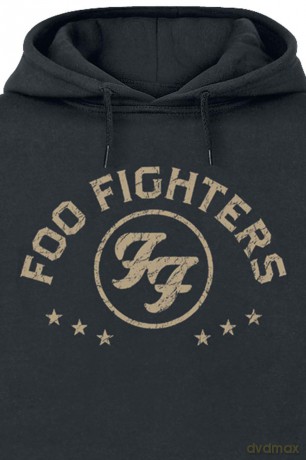 Foo Fighters: Unisex Pullover Hoodie: Arched Stars (Black) (Large)