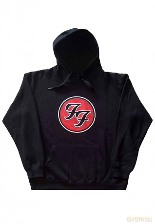 Foo Fighters: Unisex Pullover Hoodie: FF Logo (Black) (Small)