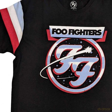 Foo Fighters: Unisex Ringer T-Shirt: Comet Tricolour (Black) (Medium)