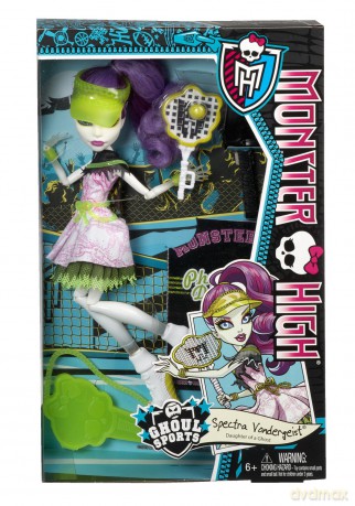 MONSTER HIGH Sportowe upiorki Spectra [ZABAWKA]